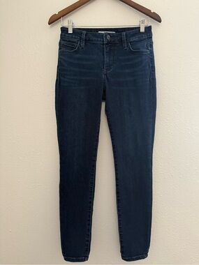 Sam Edelman The Kitten Jeans Size 27 Mid Rise Skinny Ankle Dark Wash